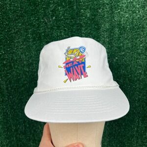 VTG Bugs Bunny Daffy Duck Looney Tunes Heat Wave Vintage Snapback Hat Men's 90s
